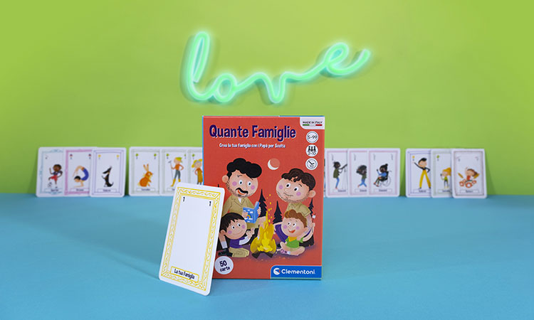 Clementoni 10 Famiglie, Gioco di Carte per Bambini CLEMENTONI